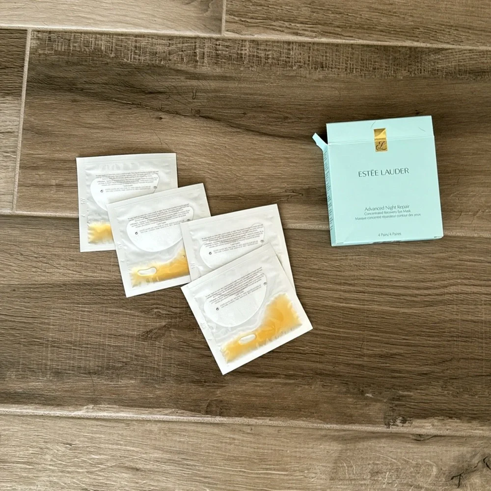 New Estée Lauder Set of 4 Advanced Night Repair Concentrated Recovery Eye mask - Picture 3 of 4